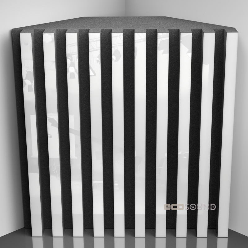 Bass trap Ecosound Comb Plastic White 50 x 50 cm 150 mm