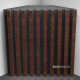 Bass trap Ecosound Comb Wenge 50 x 50 cm 150 mm brown