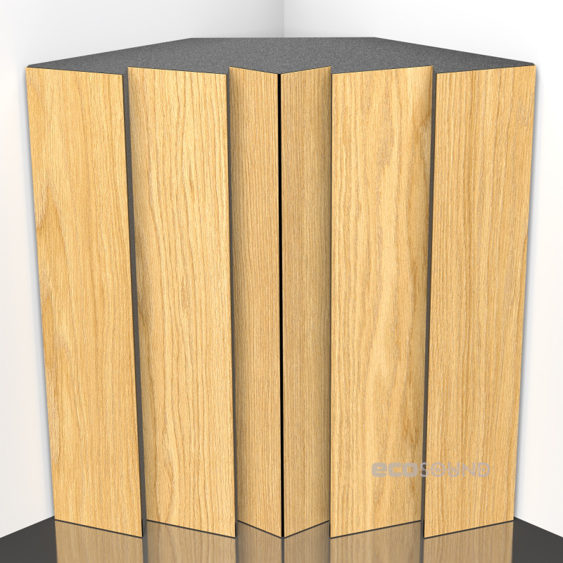 Bass Trap Ecosound Pindiff Rock Sherwood-Oak 50 x 50 cm 150 mm light oak