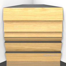 Bass Trap Ecosound Pindiff Rock Sherwood-Oak 50 x 50 cm 150 mm light oak