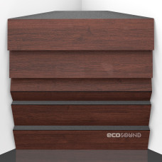 Bass trap Ecosound Pindiff Rock Wenge 50 x 50 cm 150 mm brown