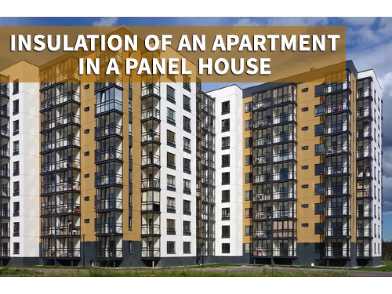 Insulation of an apartment in a panel house 