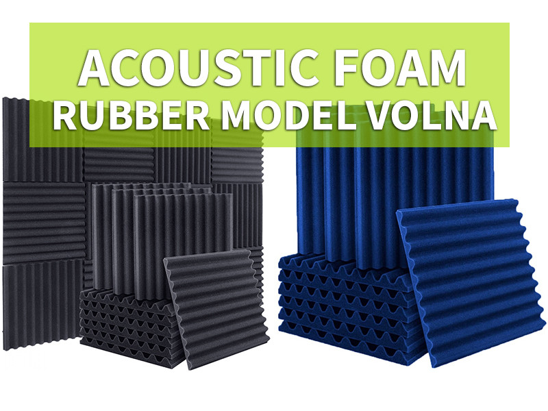 Acoustic foam rubber model Volna
