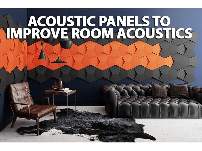 Acoustic panels to improve room acoustics