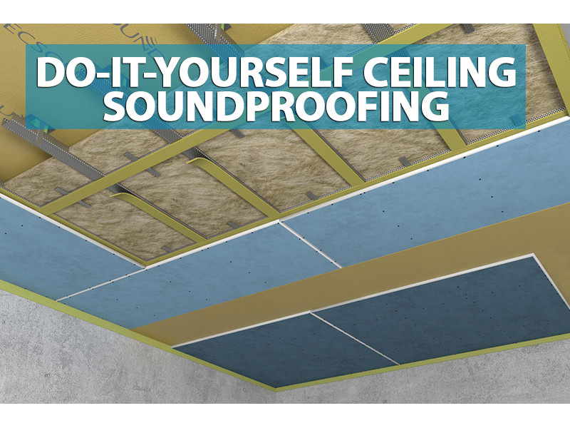 Do-it-yourself ceiling soundproofing