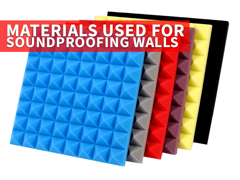 Materials used for soundproofing walls