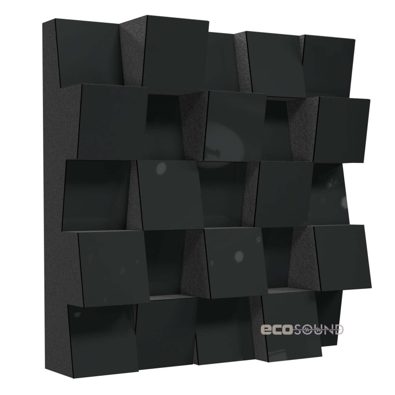 Acoustic diffuser-diffuser Ecosound EcoDiff Apple-Locarno 50 x 50 cm 103 mm brown 