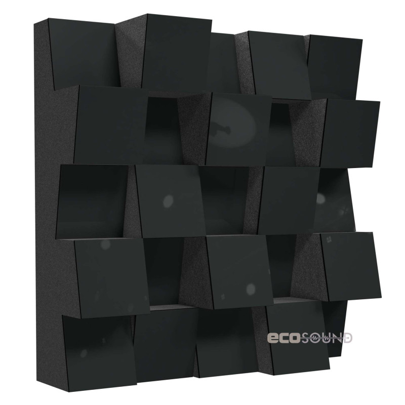 Acoustic diffuser-diffuser Ecosound EcoDiff Apple-Locarno 50 x 50 cm 153 mm brown 