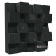 Acoustic diffuser-diffuser Ecosound EcoDiff Apple-Locarno 50 x 50 cm 153 mm brown 