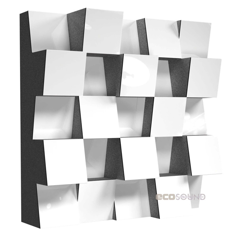 Acoustic diffuser-diffuser Ecosound EcoDiff Apple-Locarno 50 x 50 cm 153 mm brown 