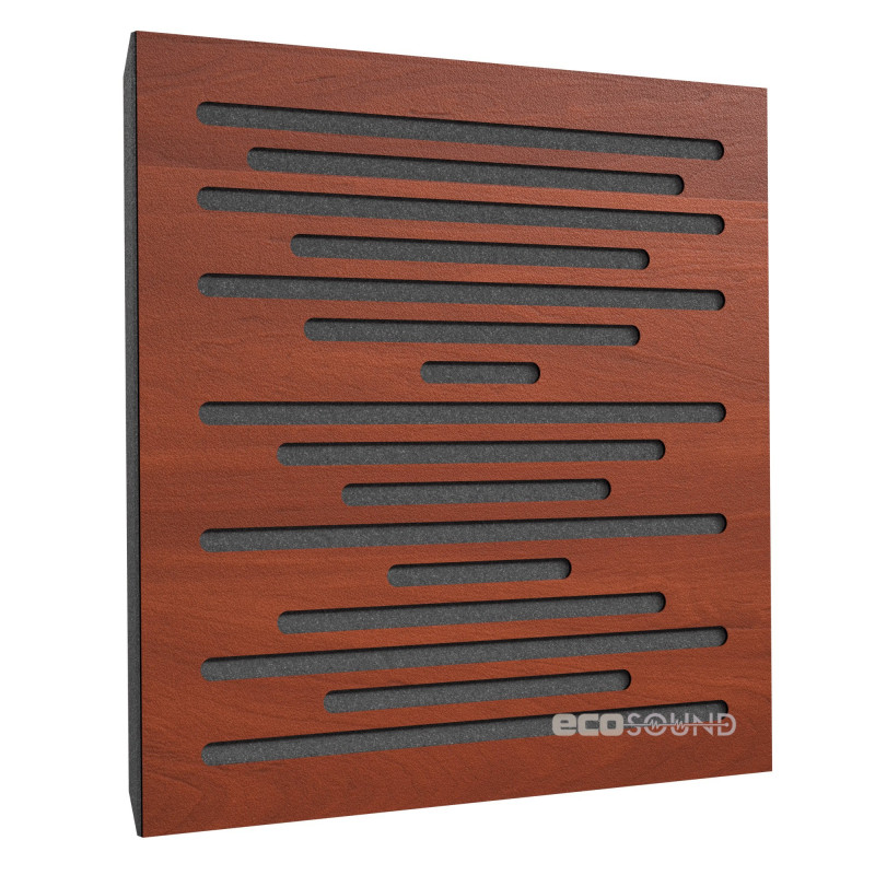 Acoustic panel Ecosound EcoWave cream 50x50 cm 33mm Light oak