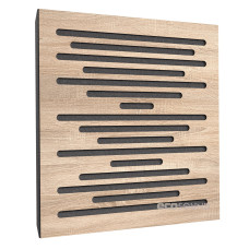Acoustic panel Ecosound EcoWave Lt-Sonoma-Oak 50 x 50 cm 33 mm latte