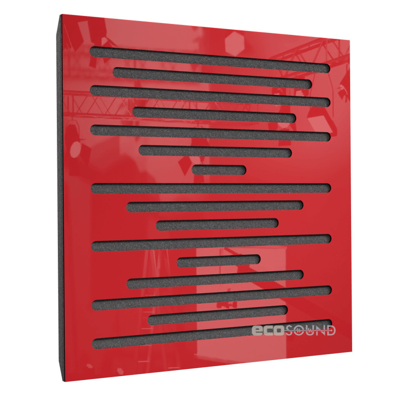 Acoustic panel Ecosound EcoWave cream 50x50 cm 33mm Light oak