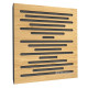 Acoustic panel Ecosound EcoWave cream 50x50 cm 33mm Light oak