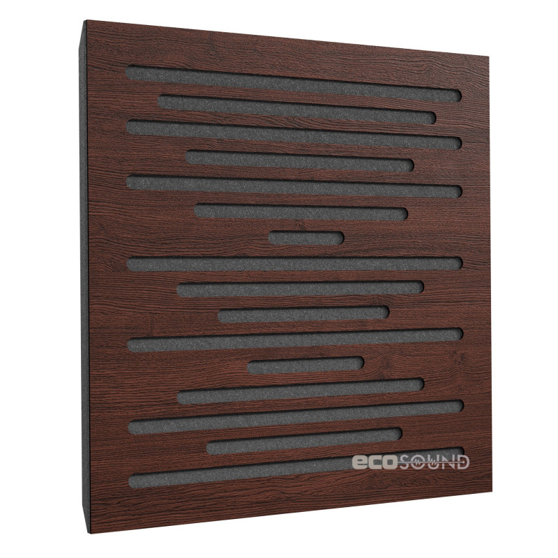 Acoustic panel Ecosound EcoWave cream 50x50 cm 33mm Light oak