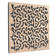 Acoustic panel Ecosound Boomerang Lt-Sonoma-Oak 50 x 50 cm 33 mm latte