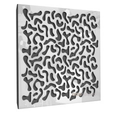 Acoustic panel Ecosound Boomerang Plastic White 50 x 50 cm 33 mm