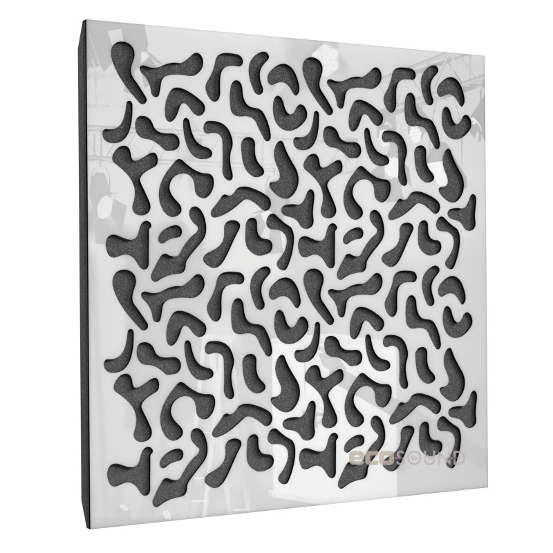 Acoustic panel Ecosound Boomerang Apple-Locarno 50 x 50 cm 33 mm brown