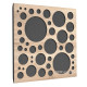Acoustic panel Ecosound EcoBubble cream 50x50 cm 33mm color Light oak