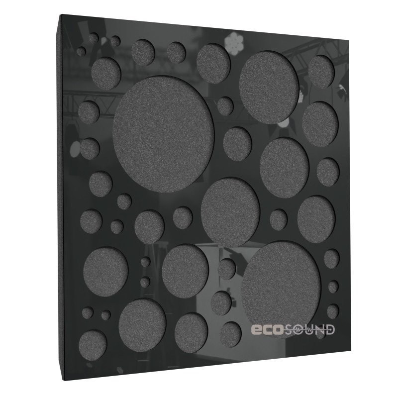 Acoustic panel Ecosound EcoBubble cream 50x50 cm 33mm color Light oak