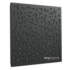 Acoustic panel Ecosound EcoFly HDF-Black 50 x 50 cm 33 mm black