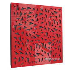 Acoustic panel Ecosound EcoFly Plastic Red 50 x 50 cm 33 mm