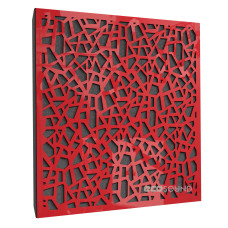 Acoustic panel Ecosound EcoArt Plastic Red 50 x 50 cm 33 mm