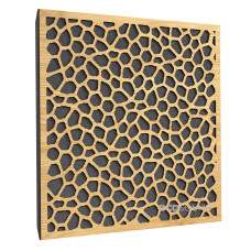 Acoustic panel Ecosound EcoNet cream 50x50 cm 33mm color Light oak