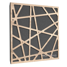 Acoustic panel Ecosound EcoArt XL Lt-Sonoma-Oak 50 x 50 cm 33 mm latte