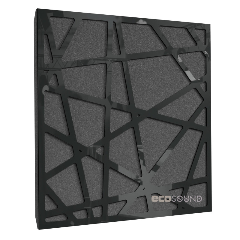 Acoustic panel Ecosound EcoArt XL Wenge 50 x 50 cm 33 mm brown