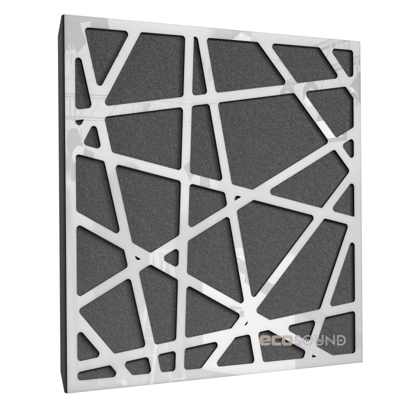 Acoustic panel Ecosound EcoArt XL Wenge 50 x 50 cm 33 mm brown