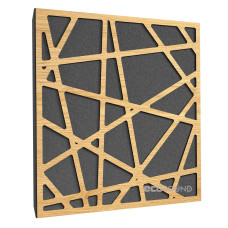 Acoustic panel Ecosound EcoArt XL Sherwood-Oak 50 x 50 cm 33 mm light oak