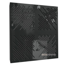 Acoustic panel Ecosound 4Diagonals Plastic Black 50 x 50 cm 33 mm