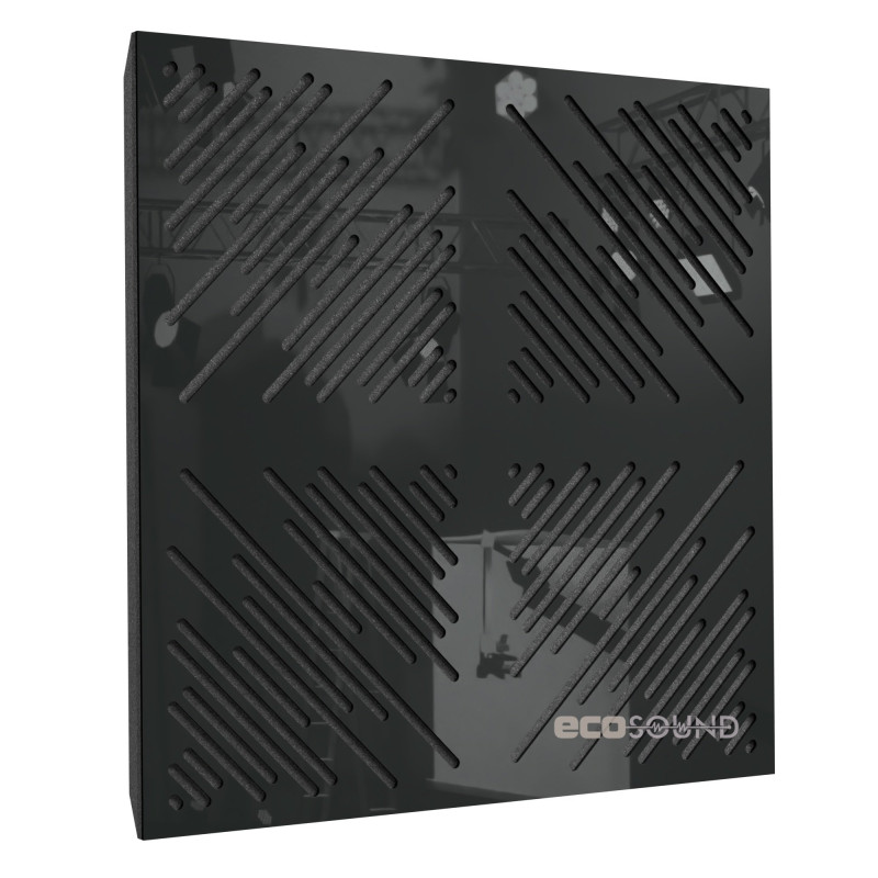 Acoustic panel Ecosound 4Diagonals Plastic White 50 x 50 cm 33 mm