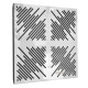 Acoustic panel Ecosound 4Diagonals Plastic White 50 x 50 cm 33 mm