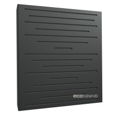 Acoustic panel Ecosound EcoPulse black 50x50 cm 33mm