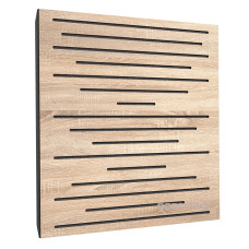Acoustic panel Ecosound EcoPulse Lt-Sonoma-Oak 50 x 50 cm 33 mm latte