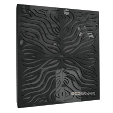 Acoustic panel Ecosound Chimera F Plastic Black 50 x 50 cm 33 mm