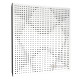 Acoustic panel Ecosound Rhombus white 50x50 cm 33mm 