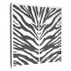 Acoustic panel Ecosound Zebra HDF-White 50 x 50 cm 33 mm white