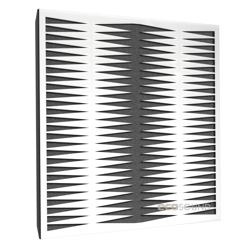 Acoustic panel Ecosound Backgammon Apple-Locarno 50 x 50 cm 33 mm brown