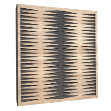 Acoustic panel Ecosound Backgammon Lt-Sonoma-Oak 50 x 50 cm 33 mm latte