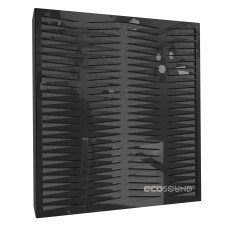 Acoustic panel Ecosound Backgammon Plastic Black 50 x 50 cm 33 mm