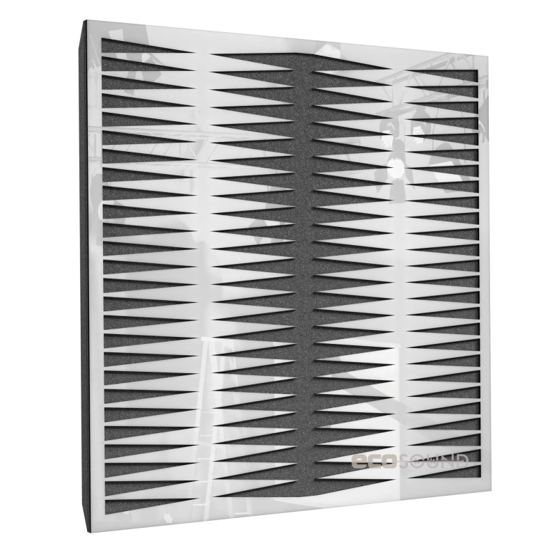 Acoustic panel Ecosound Backgammon Apple-Locarno 50 x 50 cm 33 mm brown