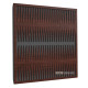 Acoustic panel Ecosound Backgammon Wenge 50 x 50 cm 33 mm brown
