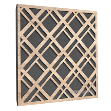Acoustic panel Ecosound Grille Lt-Sonoma-Oak 50 x 50 cm 33 mm latte