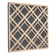 Acoustic panel Ecosound Grille Apple-Locarno 50 x 50 cm 33 mm brown