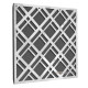 Acoustic panel Ecosound Grille Apple-Locarno 50 x 50 cm 33 mm brown