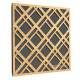Acoustic panel Ecosound Grille Apple-Locarno 50 x 50 cm 33 mm brown