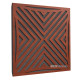 Acoustic panel Ecosound Urban Lt-Sonoma-Oak 50 x 50 cm 33 mm latte